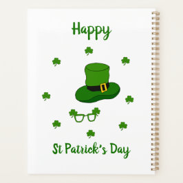Minimalistischer Niedlicher Happy St Patrick's Day Planer