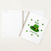 Minimalistischer Niedlicher Happy St Patrick's Day Planer (Anzeige)