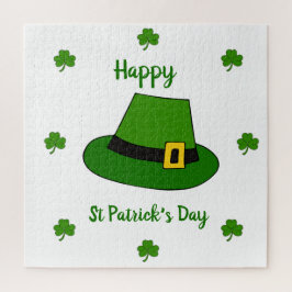 Minimalistischer Niedlicher Happy St Patrick's Day Puzzle