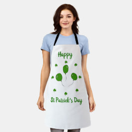 Minimalistischer Niedlicher Happy St Patrick's Day Schürze