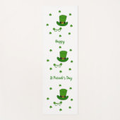 Minimalistischer Niedlicher Happy St Patrick's Day Yogamatte (Vorderseite)
