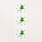 Minimalistischer Niedlicher Happy St Patrick's Day Yogamatte (Rückseite)