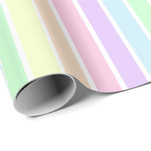 Minimalistischer niedlicher Regenbogen-Multicolor- Geschenkpapier