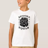 Minimalistischer Niedlicher Spooky-Squad Halloween T-Shirt (Vorderseite)