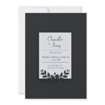 Minimalistischer nordischer Grünkränze Hochzeit