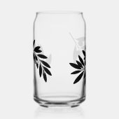 Minimalistischer Olivenzweig Glas (Rechts)
