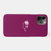 Minimalistischer Om-Handschrift-Personalisiert Case-Mate iPhone Hülle (Rückseite (Horizontal))