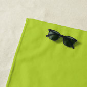 Minimalistischer Om-Handschrift-Personalisiert Strandtuch (Beispiel)