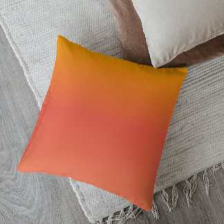 Minimalistischer Ombre Vibrant Sunset Kissen