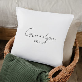 Minimalistischer Opa EST 2025 | NEU Kissen