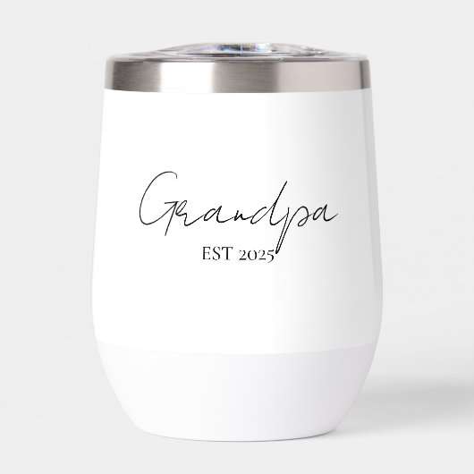 Minimalistischer Opa EST 2025 | Neues Opa-Geschenk (Vorderseite)