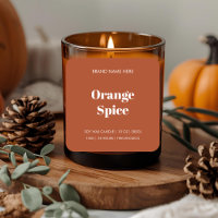 Minimalistischer Orangenspurfall