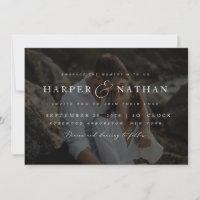 Minimalistischer Overlay-Foto-QR-Code Hochzeit
