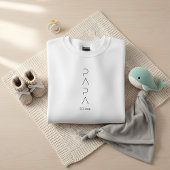 Minimalistischer Papa-wird-Shirt, einfaches Vaters Sweatshirt