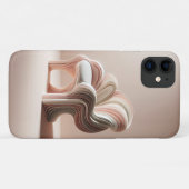 Minimalistischer parametrischer Skulpturstuhl - Mo Case-Mate iPhone Hülle (Rückseite (Horizontal))