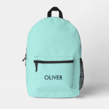 Minimalistischer Pastell-Mintgrüner Personalisiert
