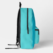 Minimalistischer pastellblauer Rucksack mit indivi (Links)