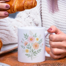 Minimalistischer pastellfarbener Blumenstrauß