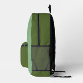 Minimalistischer Pastellgrüner Rucksack mit indivi (Rechts)
