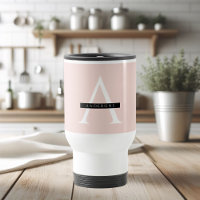 Minimalistischer pastellrosa personalisierter Name