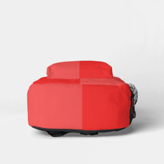 Minimalistischer Pastellroter Rucksack mit individ