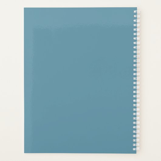 Minimalistischer Personalisierter Ananas-Planer Planer (Rückseite)