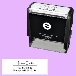 Minimalistischer Personalisierter Individuelle Nam Permastempel