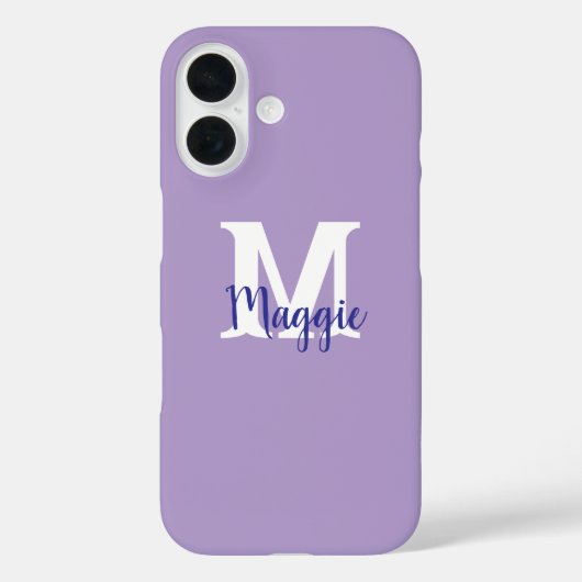 Minimalistischer Personalisierter iPhone-Case mit  Case-Mate iPhone Hülle (Rückseite)