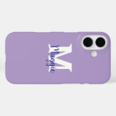 Minimalistischer Personalisierter iPhone-Case mit  Case-Mate iPhone Hülle (Rückseite (Horizontal))