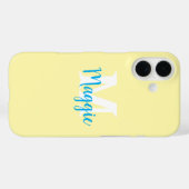 Minimalistischer Personalisierter iPhone-Case mit  Case-Mate iPhone Hülle (Rückseite (Horizontal))