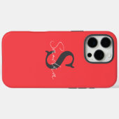 Minimalistischer Personalisierter iPhone-Case mit  Case-Mate iPhone Hülle (Rückseite (Horizontal))