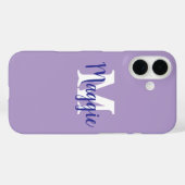 Minimalistischer Personalisierter iPhone-Case mit  Case-Mate iPhone Hülle (Rückseite (Horizontal))
