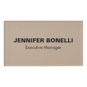 Minimalistischer, personalisierter, kundenspezifis namenschild