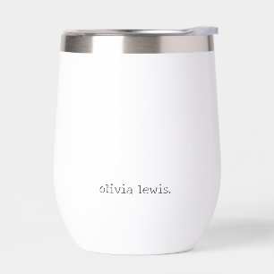 Minimalistischer personalisierter Name in Schreibm