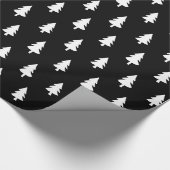 Minimalistischer PINE-BAUM-CHRISTMAS CUSTOM Geschenkpapier (Ecke)