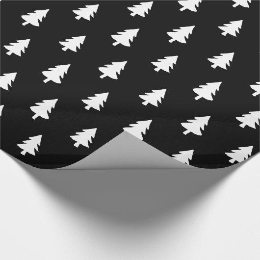 Minimalistischer PINE-BAUM-CHRISTMAS CUSTOM Geschenkpapier (Ecke)