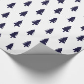 Minimalistischer PINENBAUM KUSTOM Geschenkpapier (Ecke)