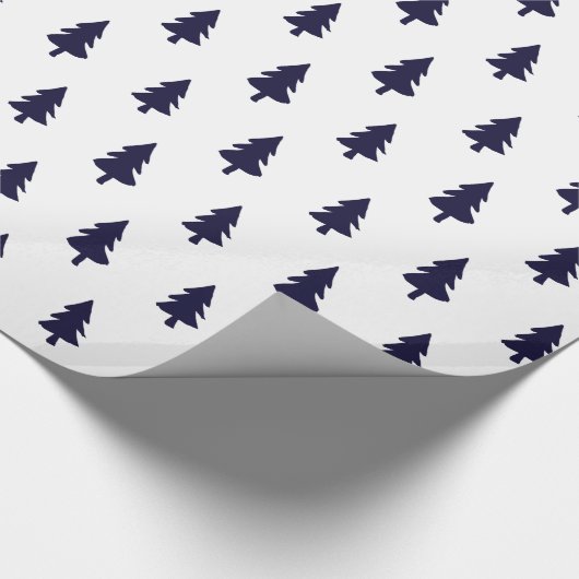 Minimalistischer PINENBAUM KUSTOM Geschenkpapier (Ecke)