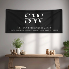 Minimalistischer Pop-Up-Shop - Hintergrund Banner
