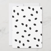 Minimalistischer Pop Wasser Wassermelone und Pop Einladung (Rückseite)