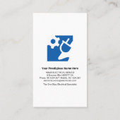 Minimalistischer Power Visitenkarte (Rückseite)