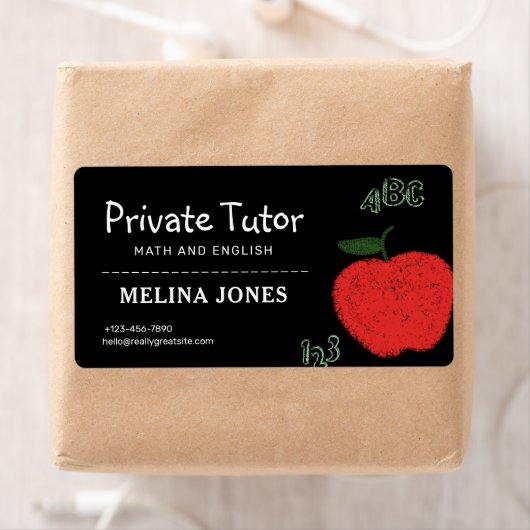 Minimalistischer Privatlehrer und Lehrer (Insitu)