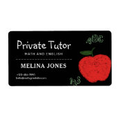 Minimalistischer Privatlehrer und Lehrer (Vorne)