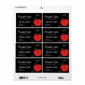 Minimalistischer Privatlehrer und Lehrer (Vorne)