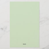 Minimalistischer professioneller einzigartiger kla briefpapier (Rückseite)