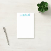 Minimalistischer professioneller Handgeschriebener Post-it Klebezettel (Büro)