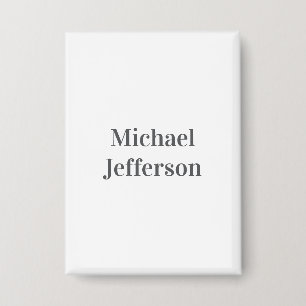 Minimalistischer professioneller moderner einfache button