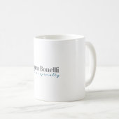 Minimalistischer professioneller moderner einfache kaffeetasse (VorderseiteRechts)