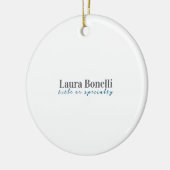 Minimalistischer professioneller moderner einfache keramik ornament (Links)