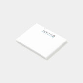 Minimalistischer professioneller moderner einfache post-it klebezettel (angewinkelt)